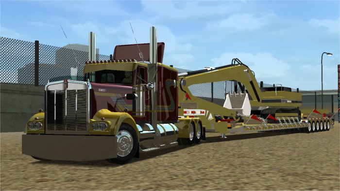 Kenworth W900A Combo for 18 Wheels of Steel American Long Haul